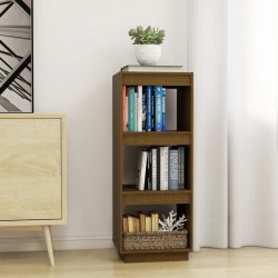 vidaXL Bücherregal/Raumteiler Honigbraun Massivholz Kiefer