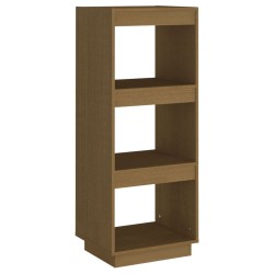 vidaXL Bücherregal/Raumteiler Honigbraun Massivholz Kiefer