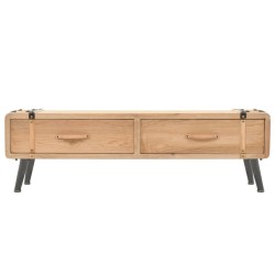 vidaXL TV-Schrank Tannenholz Massiv 120 × 33 × 35 cm