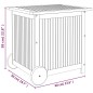vidaXL Gartentruhe mit Rollen 60x50x58 cm Massivholz Akazie vidaXL Gartentruhe mit Rollen 60x50x58 cm Massivholz Akazie