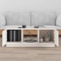 vidaXL Couchtisch Weiß 100x50x35 cm Massivholz Kiefer vidaXL Couchtisch Weiß 100x50x35 cm Massivholz Kiefer
