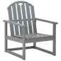 vidaXL 4-tlg. Garten-Lounge-Set Grau Massivholz Akazie vidaXL 4-tlg. Garten-Lounge-Set Grau Massivholz Akazie