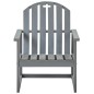 vidaXL 4-tlg. Garten-Lounge-Set Grau Massivholz Akazie vidaXL 4-tlg. Garten-Lounge-Set Grau Massivholz Akazie