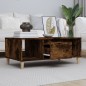 vidaXL Couchtisch Räuchereiche 90x50x36,5 cm Holzwerkstoff vidaXL Couchtisch Räuchereiche 90x50x36,5 cm Holzwerkstoff