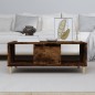 vidaXL Couchtisch Räuchereiche 90x50x36,5 cm Holzwerkstoff vidaXL Couchtisch Räuchereiche 90x50x36,5 cm Holzwerkstoff