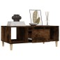 vidaXL Couchtisch Räuchereiche 90x50x36,5 cm Holzwerkstoff vidaXL Couchtisch Räuchereiche 90x50x36,5 cm Holzwerkstoff