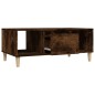 vidaXL Couchtisch Räuchereiche 90x50x36,5 cm Holzwerkstoff vidaXL Couchtisch Räuchereiche 90x50x36,5 cm Holzwerkstoff