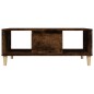 vidaXL Couchtisch Räuchereiche 90x50x36,5 cm Holzwerkstoff vidaXL Couchtisch Räuchereiche 90x50x36,5 cm Holzwerkstoff
