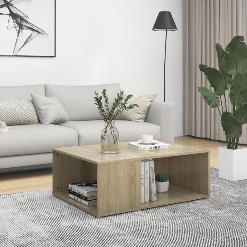 vidaXL Couchtisch Sonoma-Eiche 90x67x33 cm Holzwerkstoff vidaXL Couchtisch Sonoma-Eiche 90x67x33 cm Holzwerkstoff