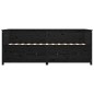 vidaXL Tagesbett Schwarz 90x190 cm Massivholz Kiefer vidaXL Tagesbett Schwarz 90x190 cm Massivholz Kiefer