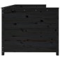 vidaXL Tagesbett Schwarz 90x190 cm Massivholz Kiefer vidaXL Tagesbett Schwarz 90x190 cm Massivholz Kiefer