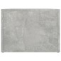 vidaXL Couchtisch Betongrau 80x50x36 cm Holzwerkstoff vidaXL Couchtisch Betongrau 80x50x36 cm Holzwerkstoff