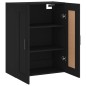 vidaXL Wandschrank Schwarz 69,5x34x90 cm Holzwerkstoff vidaXL Wandschrank Schwarz 69,5x34x90 cm Holzwerkstoff