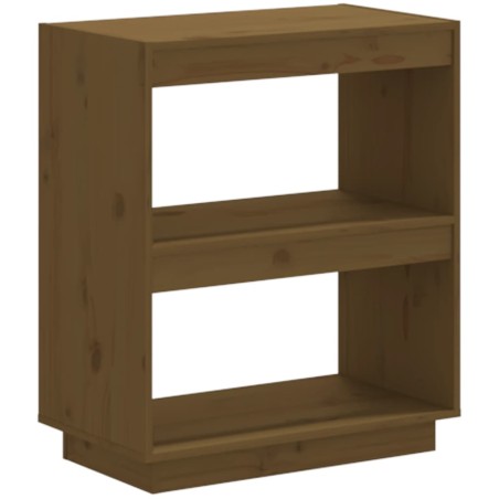 vidaXL Bücherregal Honigbraun 60x35x71 cm Massivholz Kiefer