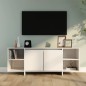 vidaXL TV-Schrank Hochglanz-Weiß 130x35x50 cm Holzwerkstoff vidaXL TV-Schrank Hochglanz-Weiß 130x35x50 cm Holzwerkstoff