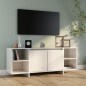 vidaXL TV-Schrank Hochglanz-Weiß 130x35x50 cm Holzwerkstoff vidaXL TV-Schrank Hochglanz-Weiß 130x35x50 cm Holzwerkstoff
