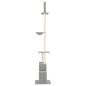 vidaXL Kratzbaum Deckenhoch Hellgrau 250,5-276,5 cm vidaXL Kratzbaum Deckenhoch Hellgrau 250,5-276,5 cm