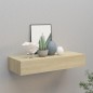 vidaXL Wand-Schubladenregal Eichenoptik 60x23,5x10 cm MDF vidaXL Wand-Schubladenregal Eichenoptik 60x23,5x10 cm MDF