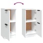 vidaXL Sideboard Weiß 30x30x70 cm Holzwerkstoff vidaXL Sideboard Weiß 30x30x70 cm Holzwerkstoff