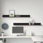 vidaXL Wandregale 2 Stk. Schwarz 110x11x9 cm Massivholz Kiefer vidaXL Wandregale 2 Stk. Schwarz 110x11x9 cm Massivholz Kiefer