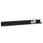 vidaXL Wandregale 2 Stk. Schwarz 110x11x9 cm Massivholz Kiefer vidaXL Wandregale 2 Stk. Schwarz 110x11x9 cm Massivholz Kiefer