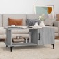 vidaXL Couchtisch Grau Sonoma 90x50x40 cm Holzwerkstoff vidaXL Couchtisch Grau Sonoma 90x50x40 cm Holzwerkstoff