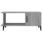 vidaXL Couchtisch Grau Sonoma 90x50x40 cm Holzwerkstoff vidaXL Couchtisch Grau Sonoma 90x50x40 cm Holzwerkstoff