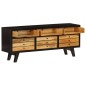 vidaXL TV-Schrank Mangoholz Massiv 120 x 30 x 50 cm vidaXL TV-Schrank Mangoholz Massiv 120 x 30 x 50 cm