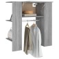vidaXL Flurschrank Grau Sonoma 97,5x37x99 cm Holzwerkstoff vidaXL Flurschrank Grau Sonoma 97,5x37x99 cm Holzwerkstoff