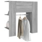 vidaXL Flurschrank Grau Sonoma 97,5x37x99 cm Holzwerkstoff vidaXL Flurschrank Grau Sonoma 97,5x37x99 cm Holzwerkstoff
