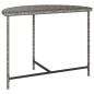 vidaXL Gartentisch Grau 100x50x75 cm Poly Rattan vidaXL Gartentisch Grau 100x50x75 cm Poly Rattan