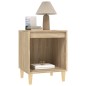 vidaXL Nachttische 2 Stk. Sonoma-Eiche 40x35x50 cm vidaXL Nachttische 2 Stk. Sonoma-Eiche 40x35x50 cm