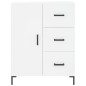Highboard Weiß 69,5x34x180 cm Holzwerkstoff Highboard Weiß 69,5x34x180 cm Holzwerkstoff