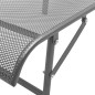 vidaXL Sonnenliegen 2 Stk. mit Tisch Stahl Anthrazit vidaXL Sonnenliegen 2 Stk. mit Tisch Stahl Anthrazit
