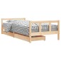 vidaXL Kinderbett mit Schubladen 90x200 cm Massivholz Kiefer vidaXL Kinderbett mit Schubladen 90x200 cm Massivholz Kiefer