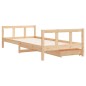 vidaXL Kinderbett mit Schubladen 90x200 cm Massivholz Kiefer vidaXL Kinderbett mit Schubladen 90x200 cm Massivholz Kiefer