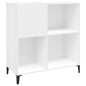 vidaXL Plattenschrank Weiß 84,5x38x89 cm Holzwerkstoff vidaXL Plattenschrank Weiß 84,5x38x89 cm Holzwerkstoff