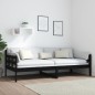 vidaXL Tagesbett Schwarz Massivholz Kiefer 90x200 cm vidaXL Tagesbett Schwarz Massivholz Kiefer 90x200 cm