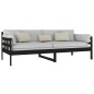 vidaXL Tagesbett Schwarz Massivholz Kiefer 90x200 cm vidaXL Tagesbett Schwarz Massivholz Kiefer 90x200 cm