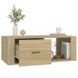 vidaXL Couchtisch Sonoma-Eiche 100x50,5x35 cm Holzwerkstoff vidaXL Couchtisch Sonoma-Eiche 100x50,5x35 cm Holzwerkstoff