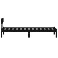 vidaXL Massivholzbett Schwarz Kiefer 90x200 cm vidaXL Massivholzbett Schwarz Kiefer 90x200 cm