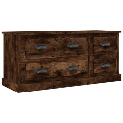 vidaXL TV-Schrank Räuchereiche 100x35,5x45 cm Holzwerkstoff