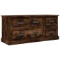 vidaXL TV-Schrank Räuchereiche 100x35,5x45 cm Holzwerkstoff vidaXL TV-Schrank Räuchereiche 100x35,5x45 cm Holzwerkstoff