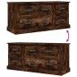 vidaXL TV-Schrank Räuchereiche 100x35,5x45 cm Holzwerkstoff vidaXL TV-Schrank Räuchereiche 100x35,5x45 cm Holzwerkstoff