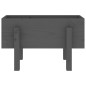 vidaXL Pflanzkübel Grau 62x30x38 cm Massivholz Kiefer vidaXL Pflanzkübel Grau 62x30x38 cm Massivholz Kiefer