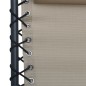Klappbarer Liegestuhl Taupe Textilene Klappbarer Liegestuhl Taupe Textilene