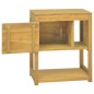 vidaXL Badschrank 60x40x75 cm Massivholz Teak vidaXL Badschrank 60x40x75 cm Massivholz Teak