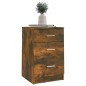 vidaXL Nachttisch Räuchereiche 40x40x63 cm Holzwerkstoff vidaXL Nachttisch Räuchereiche 40x40x63 cm Holzwerkstoff