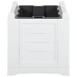 vidaXL Blumenkasten Weiß 80x42,5x42 cm PP vidaXL Blumenkasten Weiß 80x42,5x42 cm PP