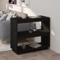 vidaXL Bücherregal Schwarz 80x35x71 cm Massivholz Kiefer vidaXL Bücherregal Schwarz 80x35x71 cm Massivholz Kiefer